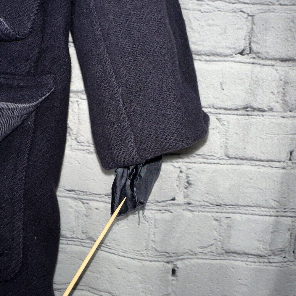 Polo Ralph Lauren Jacket Adult Medium Blue Mens Wool Pockets Casual - Picture 12 of 16